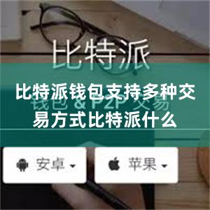 比特派钱包支持多种交易方式比特派什么