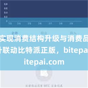 实现消费结构升级与消费品质提升联动比特派正版，bitepai.com